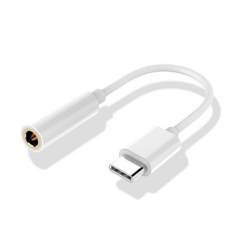 Adapter Type C na 3.5mm HQ beli (podrzava Samsung modele).