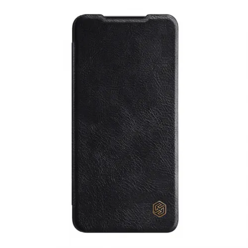 Futrola - maska Nillkin Qin za Samsung G990 Galaxy S21 FE crna.