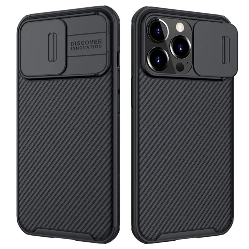 Futrola - maska Nillkin CamShield Pro za iPhone 13 Pro 6.1 crna.