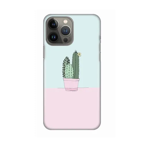 Silikonska futrola - maska print za iPhone 13 Pro Max 6.7 Cactus.