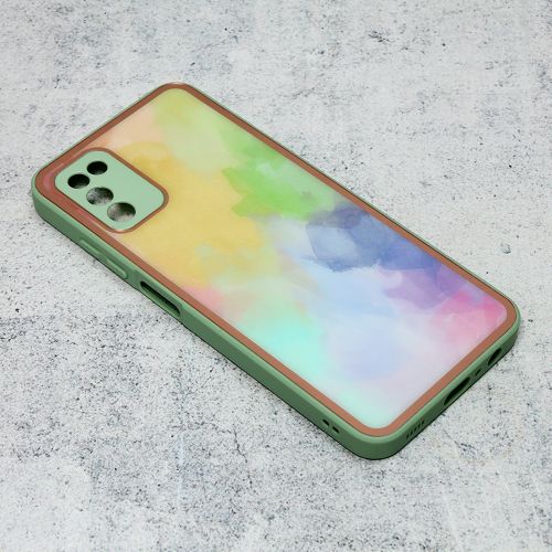 Futrola - maska Candy Marble za Samsung A037 Galaxy A03s mint.