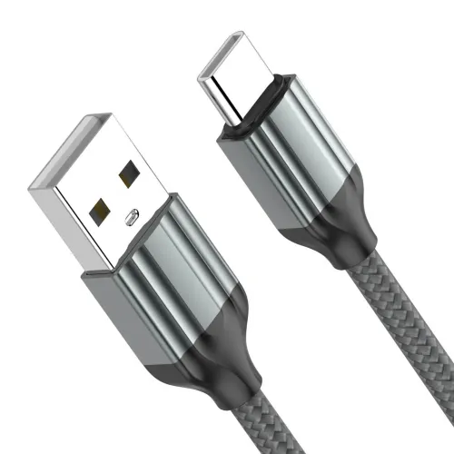 USB Data kabl LDNIO LS431 Type C sivi 1m.