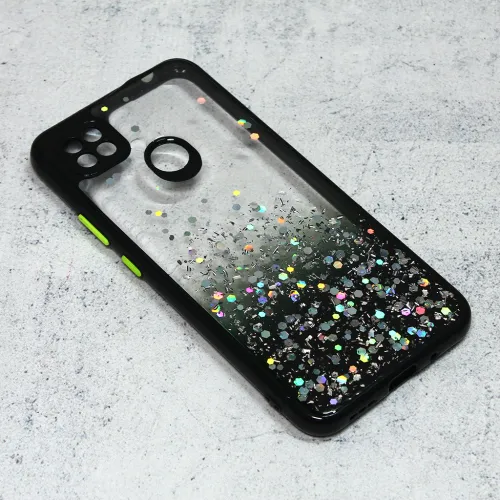 Futrola - maska Frame Glitter za Xiaomi Redmi 9C/Redmi 10A crna.