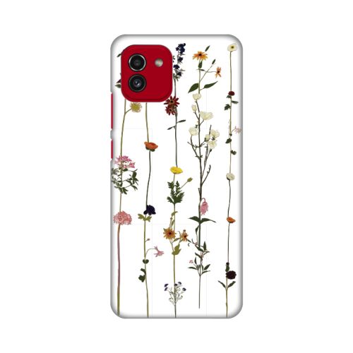 Silikonska futrola - maska print Skin za Samsung A035 Galaxy A03 Flower.