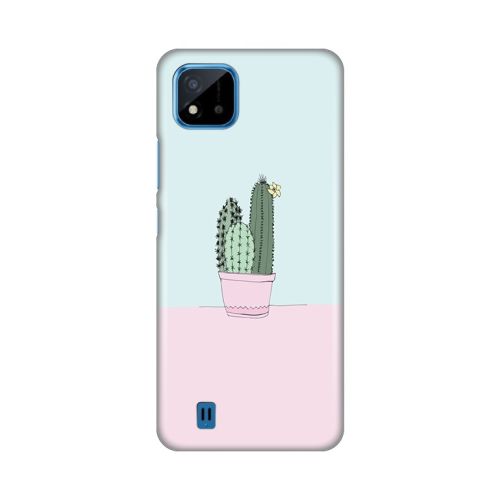 Silikonska futrola - maska print za Realme C11 2021/C20 Cactus.