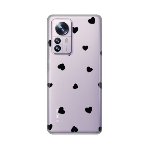 Silikonska futrola - maska print Skin za Xiaomi 12 Pro Hearts.