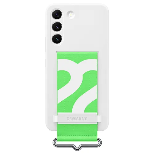 Samsung silikonska Futrola - maska sa kaisem za S906B Galaxy S22 Transparent (EF-GS901-TWE).