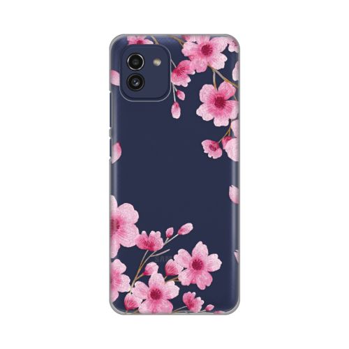 Silikonska futrola - maska print Skin za Samsung A035 Galaxy A03 Rose flowers.