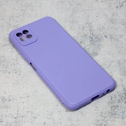 Futrola - maska 3D Camera za Samsung A226 Galaxy A22 5G ljubicasta.