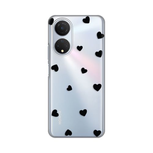 Silikonska futrola - maska print Skin za Huawei Honor X7 Hearts.