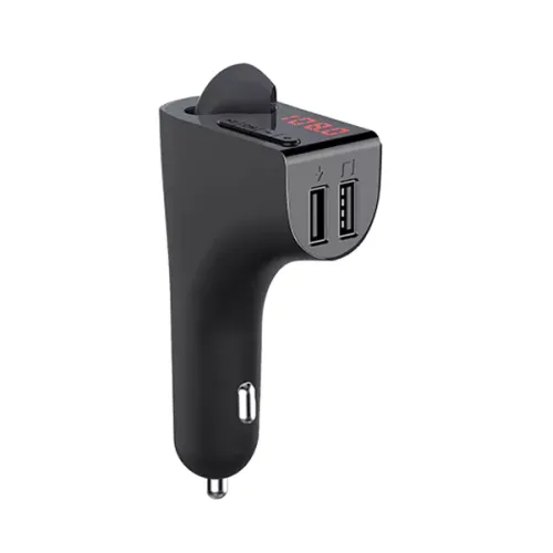 FM transmiter V14, slusalica, USB TF Bluetooth 5.0 Slušalice handsfree crni.