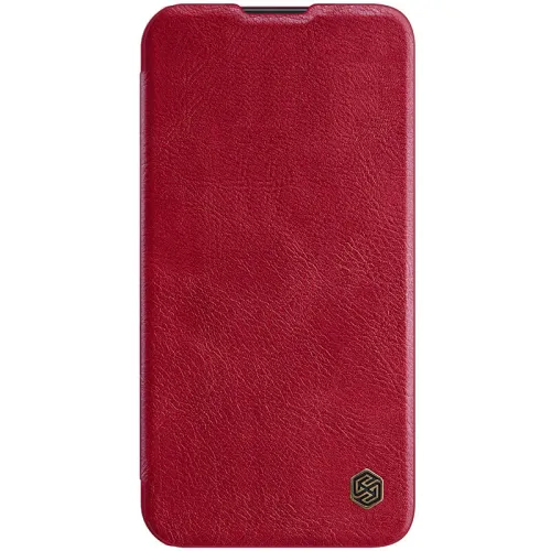 Futrola - maska Nillkin Qin Pro za iPhone 14 Plus 6.7 crvena.