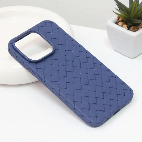 Futrola - maska Weave case za iPhone 14 6.1 Pro plava.