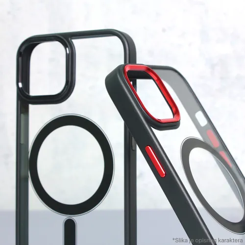 Futrola - maska Magsafe Shining Camera za iPhone 14 Plus 6.7 crvena.
