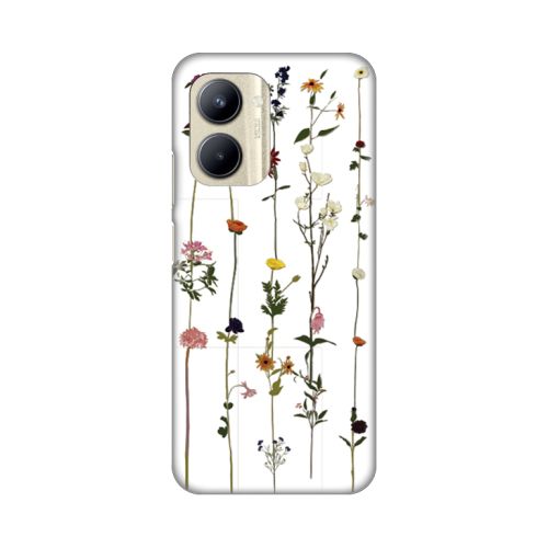 Silikonska futrola - maska print Skin za Realme C33 Flower.