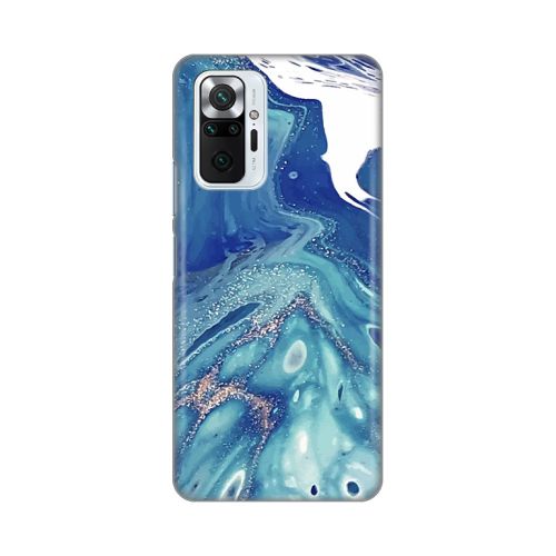 Silikonska futrola - maska print za Xiaomi Redmi Note 10 Pro/Redmi Note 10 Pro Max Blue Marble.