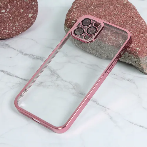 Futrola - maska Pro Color za iPhone 12 Pro 6.1 roze.