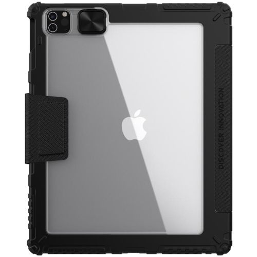 Futrola - maska Nillkin Bumper Leather Pro za Apple iPad Pro 12.9 2020/2021/2022 crna.