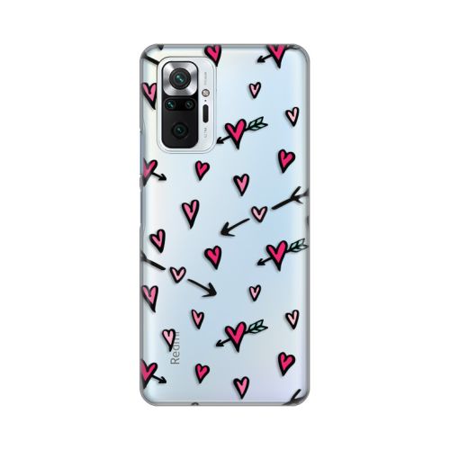 Silikonska futrola - maska print Skin za Xiaomi Redmi Note 10 Pro/Redmi Note 10 Pro Max Heart Pattern.