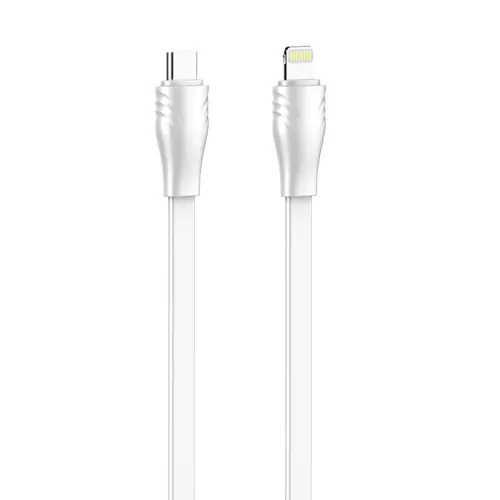USB Data kabl LDNIO LC131-I 30W Type C na Lightning beli 1m.
