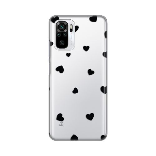 Silikonska futrola - maska print Skin za Xiaomi Redmi Note 10 4G/10s Hearts.