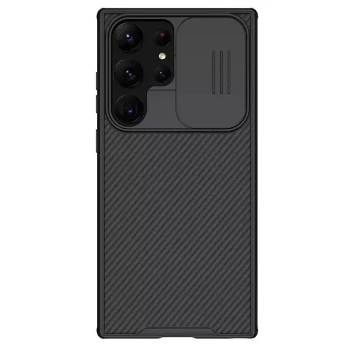 Futrola - maska Nillkin CamShield Pro za Samsung Galaxy S23 Ultra crna.