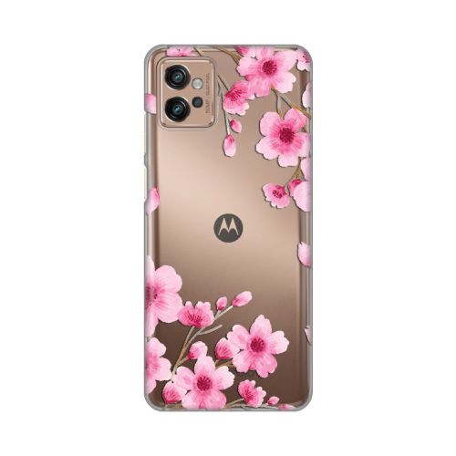 Silikonska futrola - maska print Skin za Motorola Moto G32 Rose flowers.