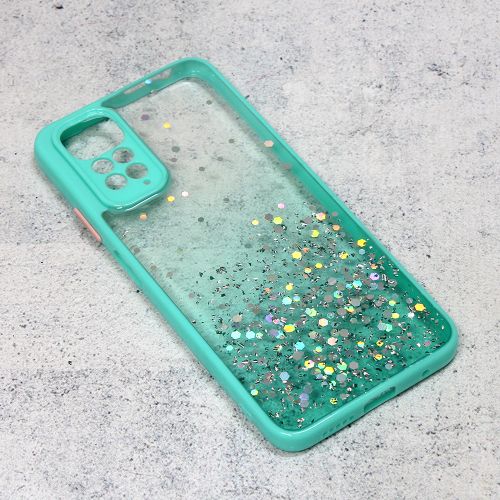 Futrola - maska Frame Glitter za Xiaomi Redmi Note 11 Pro 4G/5G/Note 12 Pro 4G mint.