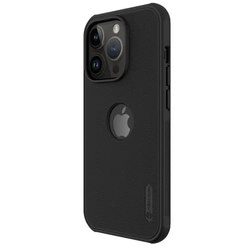 Futrola - maska Nillkin Scrub Pro za iPhone 16 Pro 6.3 (sa otvorom za logo) crna.