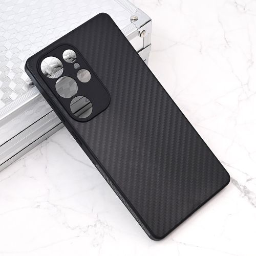 Futrola - maska Carbon fiber za Samsung S938 Galaxy S25 Ultra crna.