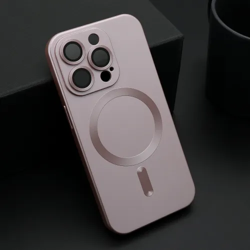 Futrola - maska ELEGANT MAGSAFE za iPhone 15 Pro (6.1) roze (MS).