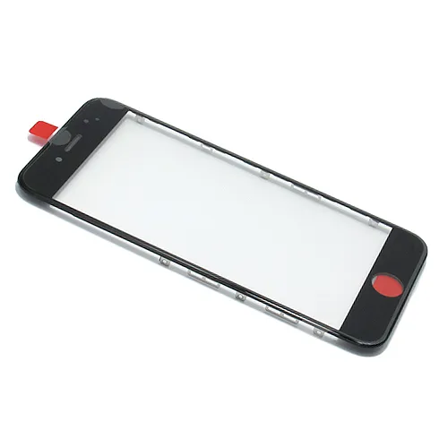 Staklo touchscreen-a za iPhone 6G sa frejmom black (MS).