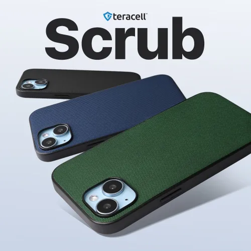 Futrola - maska Teracell Scrub za iPhone 14 Pro 6.1 tamno zelena.