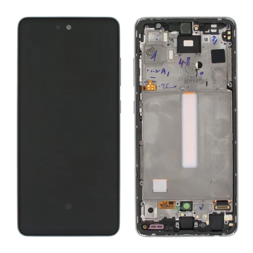 LCD ekran / displej za Samsung A528B/Galaxy A52s 5G + touchscreen + frame Black Service Pack Original/GH82-26861A.