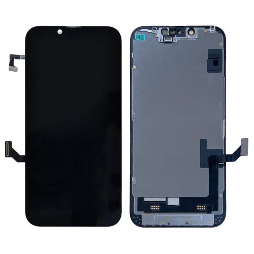 LCD ekran / displej za iPhone 14 + touchscreen Black APLONG Incell HD.