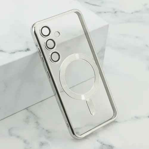 Futrola - maska CAMERA PROTECT MagSafe za Samsung S921 Galaxy S24 5G srebrna (MS).