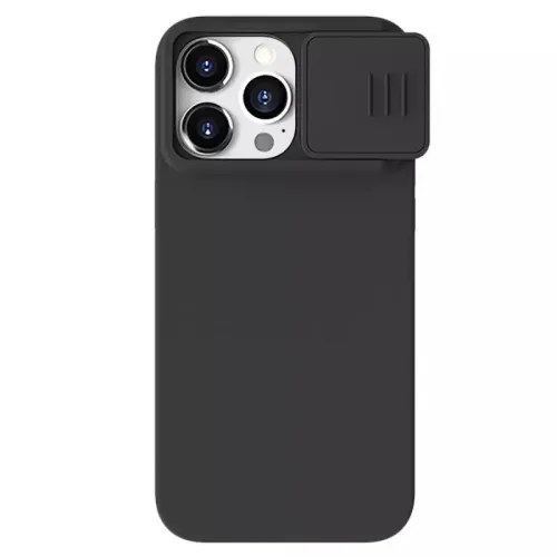 Futrola - maska Nillkin CamShield Silky za iPhone 15 Pro 6.1 crna.