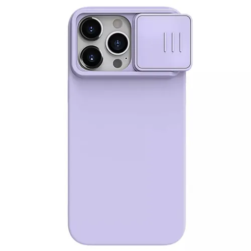 Futrola - maska Nillkin CamShield Silky za iPhone 15 Pro Max 6.7 ljubicasta.