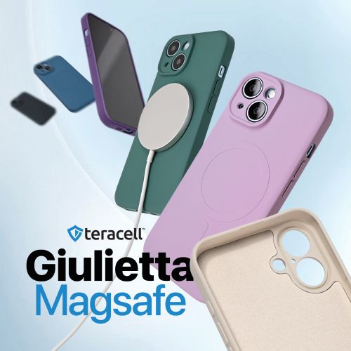 Futrola - maska Teracell Giulietta Magsafe za Samsung S928B Galaxy S24 Ultra tamno zelena.