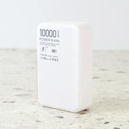 Power bank prenosiva baterija Magsafe PD W100 10000mAh bela.