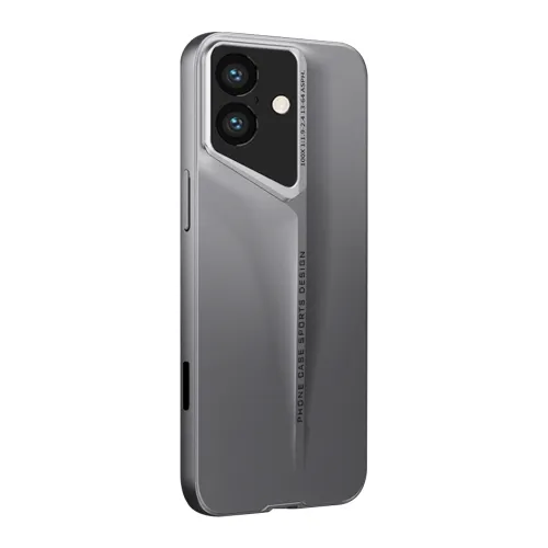 Futrola - maska ELEGANCY za iPhone 16 (6.1) siva (GKK case) (MS).