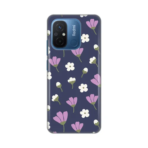 Silikonska futrola - maska print Skin za Xiaomi Redmi 12C Spring flowers.