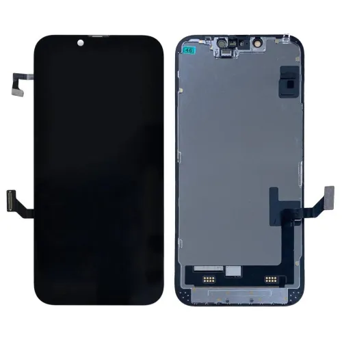 LCD ekran / displej za iPhone 14 + touchscreen Black APLONG Hard OLED.
