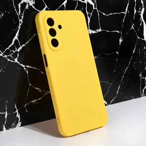 Futrola - maska Shell Velvet za Samsung A266 Galaxy A26 5G zuta.