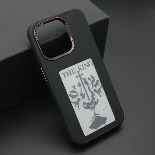 Futrola - maska SMART COVER Corning Glass za iPhone 14 Pro Max (6.7) crna (MS).