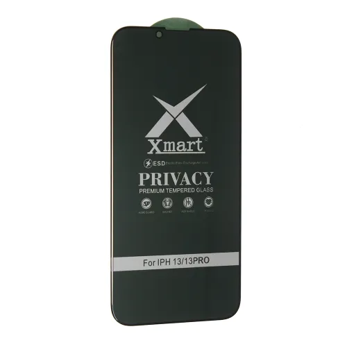 Zastitno Staklo Zaštino staklo (glass) X mart 9D Privacy za iPhone 13/13 Pro/14/16e 6.1.