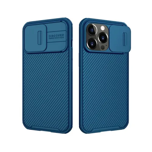 Futrola - maska Nillkin CamShield Pro za iPhone 13 Pro 6.1 plava.