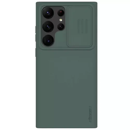 Futrola - maska Nillkin CamShield Silky za Samsung Galaxy S23 Ultra zelena.