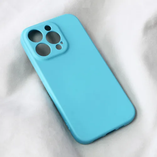 Futrola - maska Teracell Soft Velvet za iPhone 14 Pro 6.1 mint.