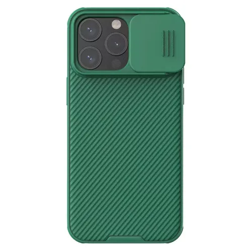 Futrola - maska Nillkin CamShield Pro za iPhone 15 Pro Max 6.7 zelena.